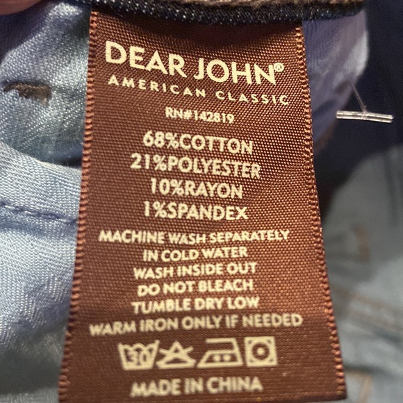 DEAR JOHN Joy Rich Comfort Skinny Size 26 Blue Jeans - Picture 16 of 16